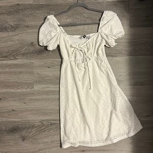 white h and m dress